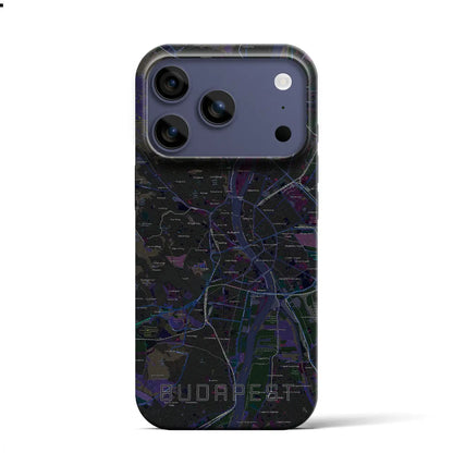 【ブダペスト（ハンガリー）】地図柄iPhoneケース（バックカバータイプ）