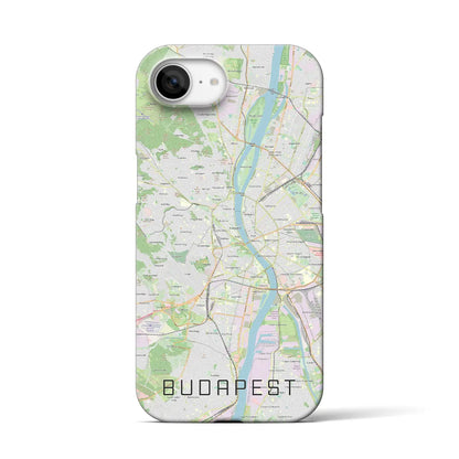 【ブダペスト（ハンガリー）】地図柄iPhoneケース（バックカバータイプ）