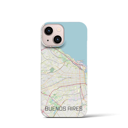 【ブエノスアイレス（アルゼンチン）】地図柄iPhoneケース（バックカバータイプ）