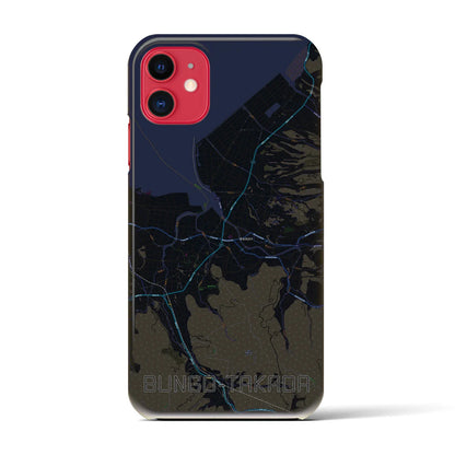 【豊後高田（大分県）】地図柄iPhoneケース（バックカバータイプ）