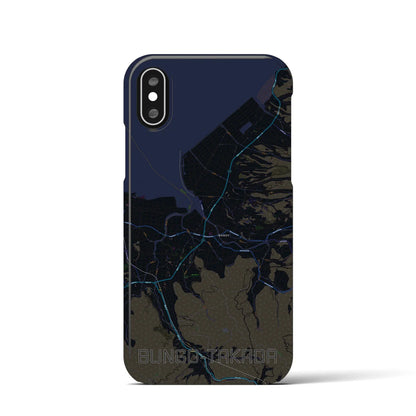 【豊後高田（大分県）】地図柄iPhoneケース（バックカバータイプ）