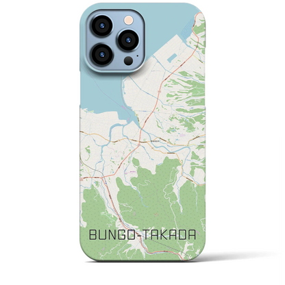 【豊後高田（大分県）】地図柄iPhoneケース（バックカバータイプ）