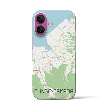 【豊後高田（大分県）】地図柄iPhoneケース（バックカバータイプ）