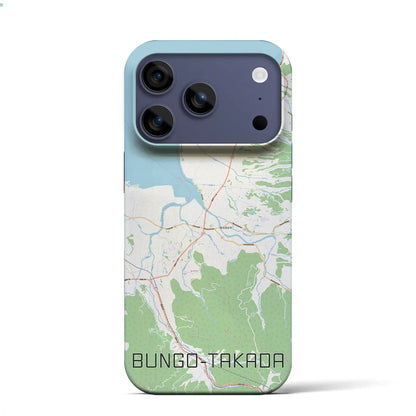 【豊後高田（大分県）】地図柄iPhoneケース（バックカバータイプ）