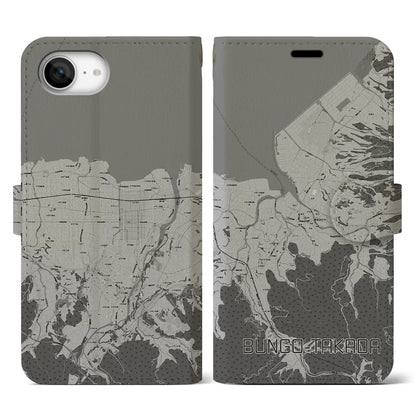 【豊後高田（大分県）】地図柄iPhoneケース（手帳タイプ）