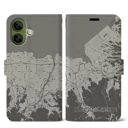 【豊後高田（大分県）】地図柄iPhoneケース（手帳タイプ）