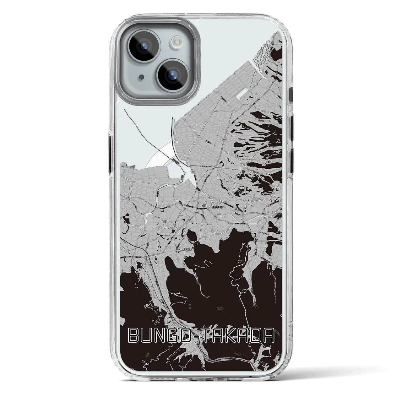 【豊後高田（大分県）】地図柄iPhoneケース（MagSafeタイプ）