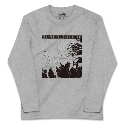 【豊後高田（大分県）】地図柄ロングスリーブTシャツ