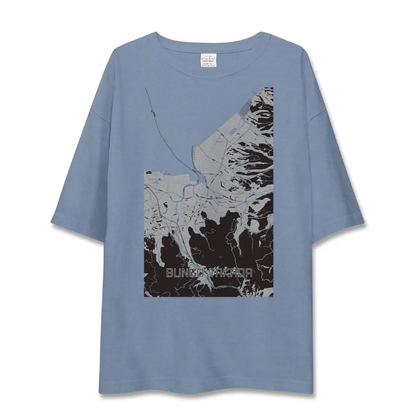 【豊後高田（大分県）】地図柄ビッグシルエットTシャツ