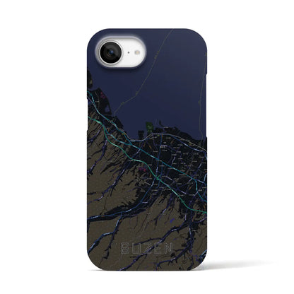 【豊前（福岡県）】地図柄iPhoneケース（バックカバータイプ）