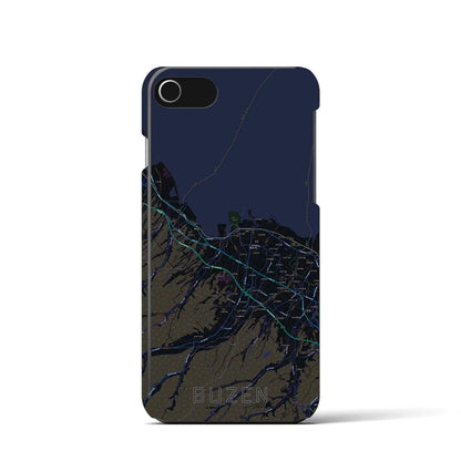 【豊前（福岡県）】地図柄iPhoneケース（バックカバータイプ）