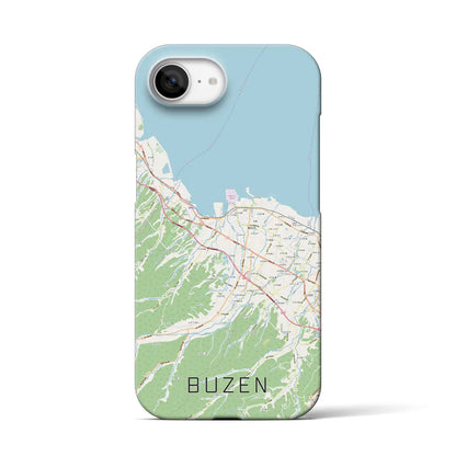 【豊前（福岡県）】地図柄iPhoneケース（バックカバータイプ）