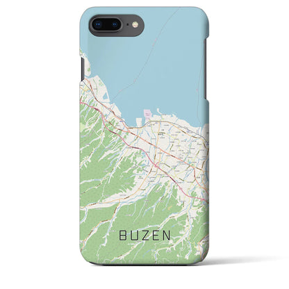 【豊前（福岡県）】地図柄iPhoneケース（バックカバータイプ）