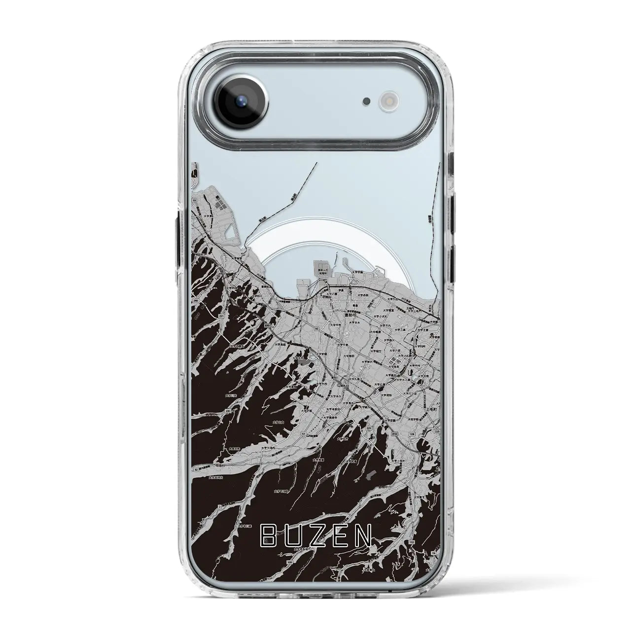 【豊前（福岡県）】地図柄iPhoneケース（MagSafeタイプ）