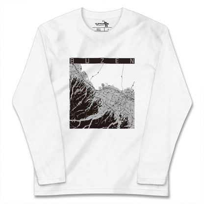 【豊前（福岡県）】地図柄ロングスリーブTシャツ