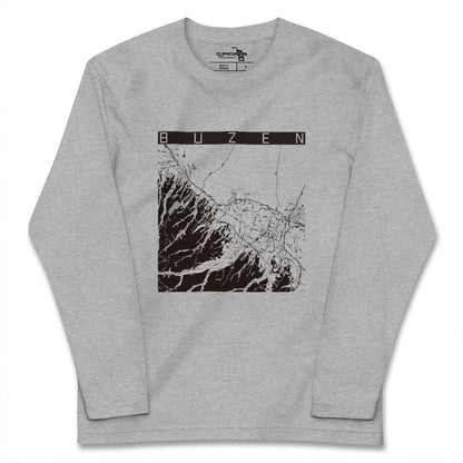 【豊前（福岡県）】地図柄ロングスリーブTシャツ