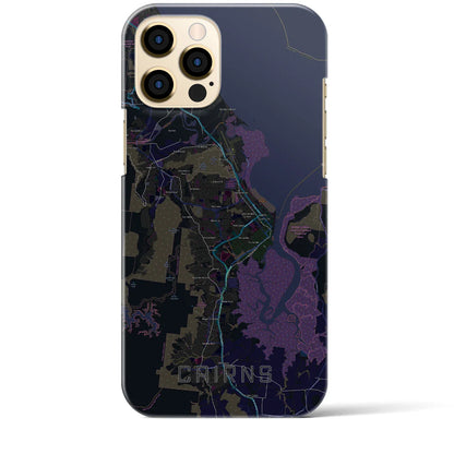 【ケアンズ（オーストラリア）】地図柄iPhoneケース（バックカバータイプ）