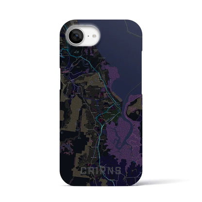 【ケアンズ（オーストラリア）】地図柄iPhoneケース（バックカバータイプ）