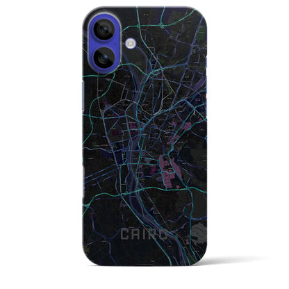 【カイロ（エジプト）】地図柄iPhoneケース（バックカバータイプ）