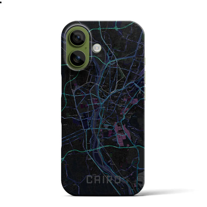 【カイロ（エジプト）】地図柄iPhoneケース（バックカバータイプ）