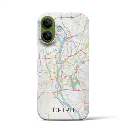 【カイロ（エジプト）】地図柄iPhoneケース（バックカバータイプ）