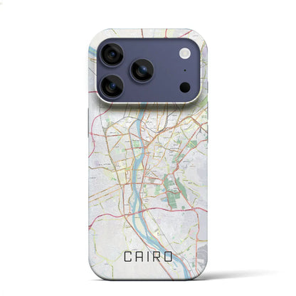 【カイロ（エジプト）】地図柄iPhoneケース（バックカバータイプ）