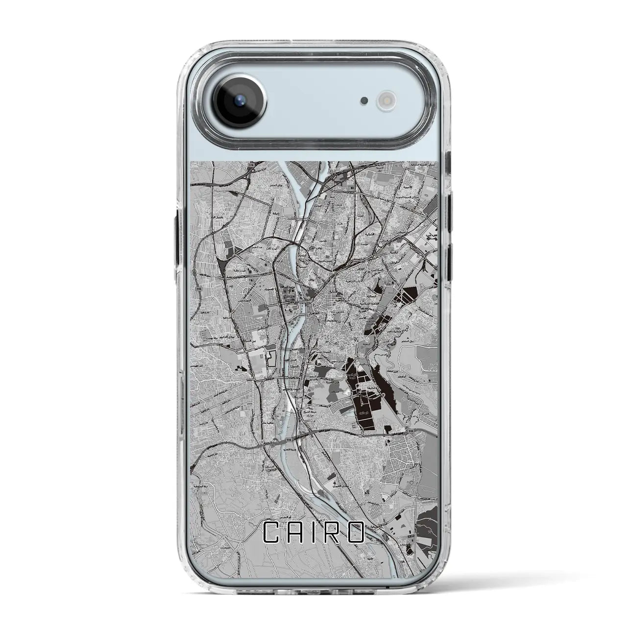 【カイロ（エジプト）】地図柄iPhoneケース（MagSafeタイプ）