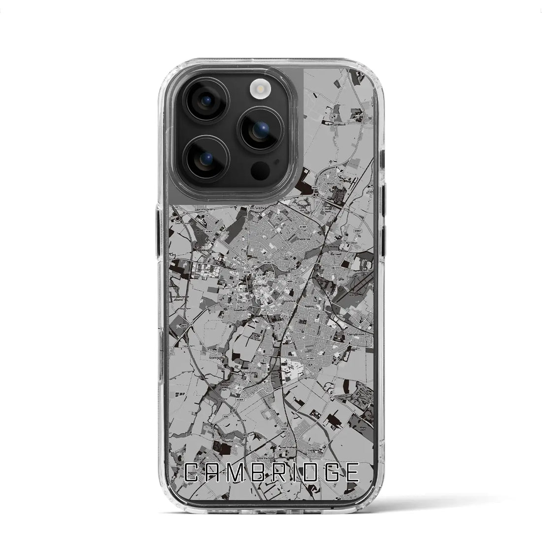 【ケンブリッジ（イギリス）】地図柄iPhoneケース（MagSafeタイプ）