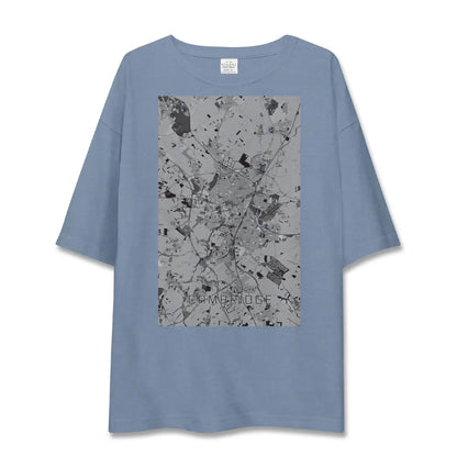 【ケンブリッジ（イギリス）】地図柄ビッグシルエットTシャツ