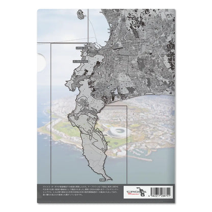 【ケープタウン（南アフリカ）】Map World クリアファイル