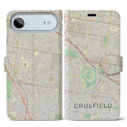 【コーフィールド（オーストラリア）】地図柄iPhoneケース（手帳タイプ）