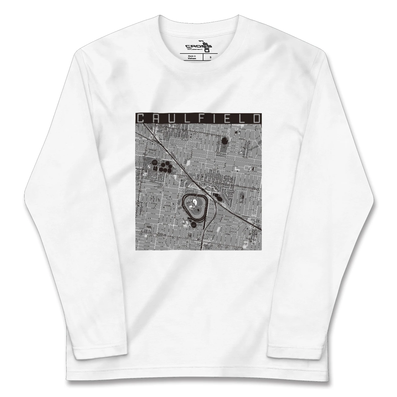 【コーフィールド（オーストラリア）】地図柄ロングスリーブTシャツ