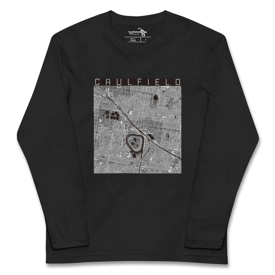【コーフィールド（オーストラリア）】地図柄ロングスリーブTシャツ
