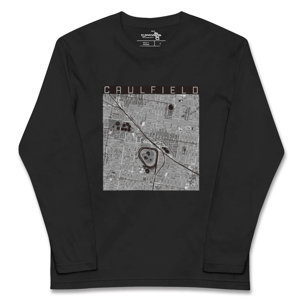 【コーフィールド（オーストラリア）】地図柄ロングスリーブTシャツ