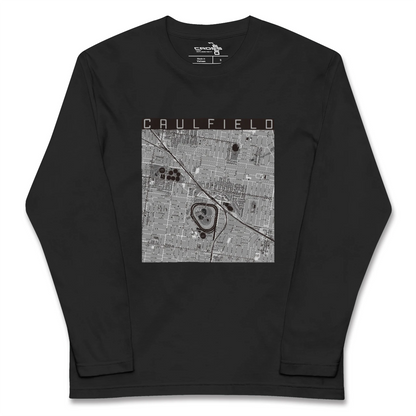 【コーフィールド（オーストラリア）】地図柄ロングスリーブTシャツ