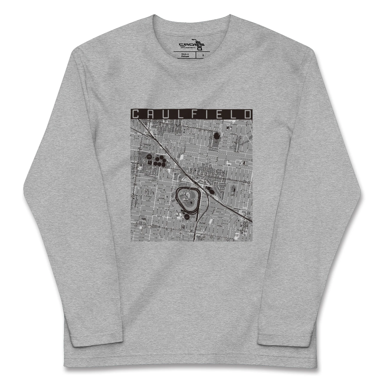 【コーフィールド（オーストラリア）】地図柄ロングスリーブTシャツ