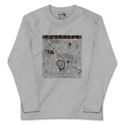 【コーフィールド（オーストラリア）】地図柄ロングスリーブTシャツ