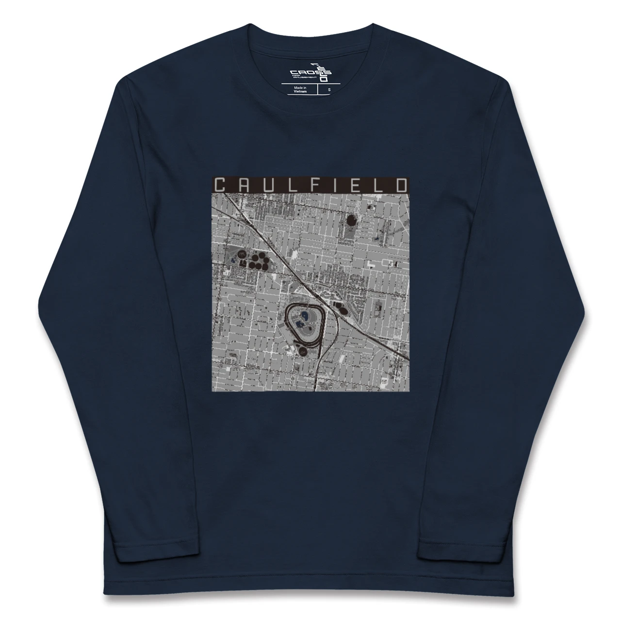 【コーフィールド（オーストラリア）】地図柄ロングスリーブTシャツ