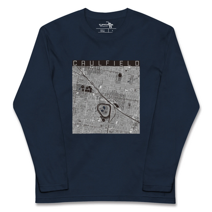 【コーフィールド（オーストラリア）】地図柄ロングスリーブTシャツ