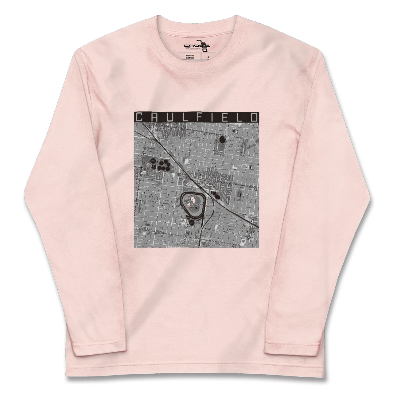 【コーフィールド（オーストラリア）】地図柄ロングスリーブTシャツ