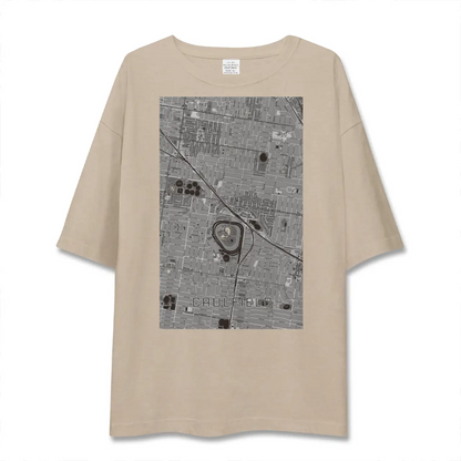 【コーフィールド（オーストラリア）】地図柄ビッグシルエットTシャツ