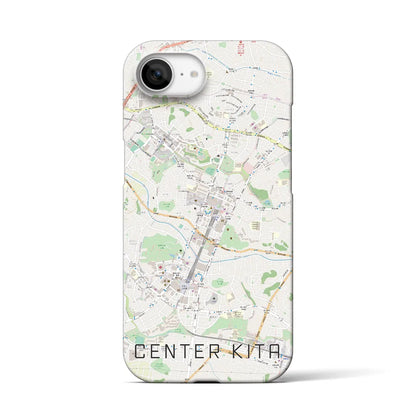 【センター北（神奈川県）】地図柄iPhoneケース（バックカバータイプ）