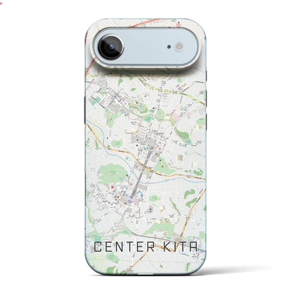 【センター北（神奈川県）】地図柄iPhoneケース（バックカバータイプ）