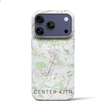 【センター北（神奈川県）】地図柄iPhoneケース（バックカバータイプ）