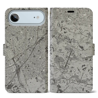 【センター北（神奈川県）】地図柄iPhoneケース（手帳タイプ）