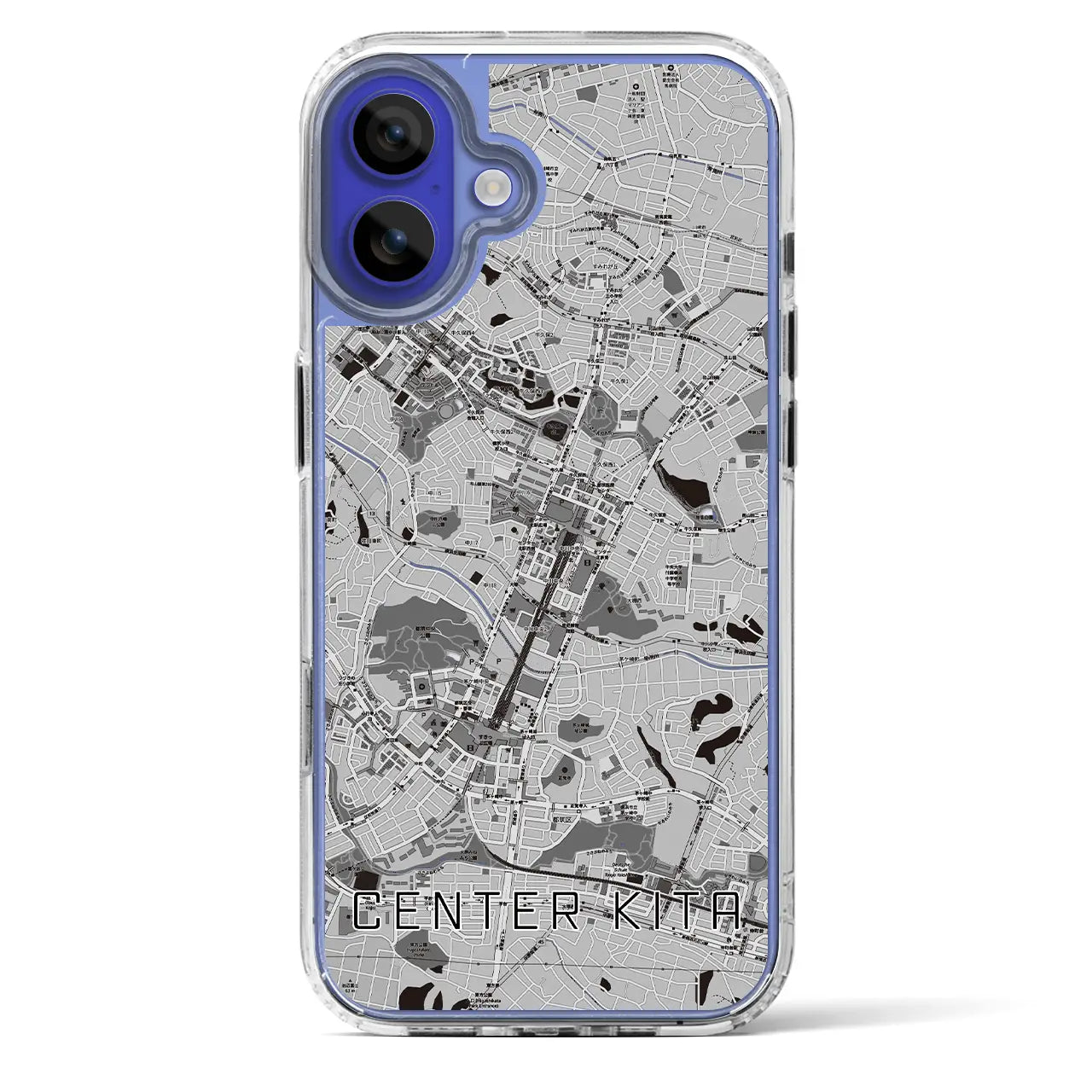 【センター北（神奈川県）】地図柄iPhoneケース（MagSafeタイプ）