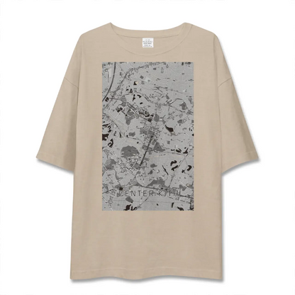 【センター北（神奈川県）】地図柄ビッグシルエットTシャツ