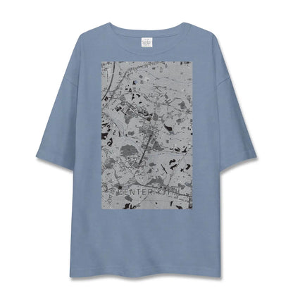 【センター北（神奈川県）】地図柄ビッグシルエットTシャツ