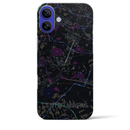 【センター南（神奈川県）】地図柄iPhoneケース（バックカバータイプ）