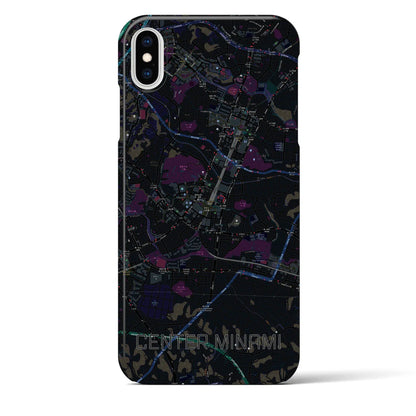 【センター南（神奈川県）】地図柄iPhoneケース（バックカバータイプ）